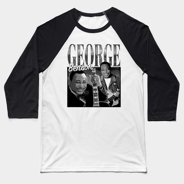 George Benson(American guitarist and singer-songwriter) Baseball T-Shirt by Parody Merch